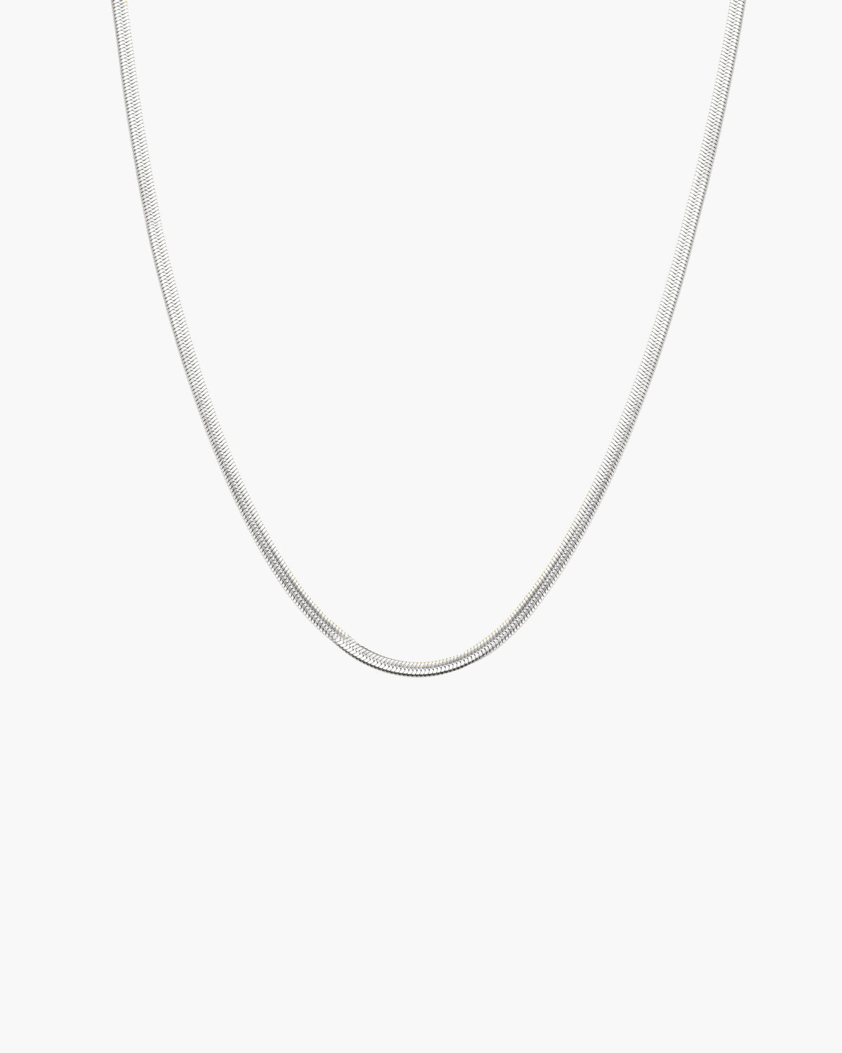 3mm Herringbone Chain Necklace