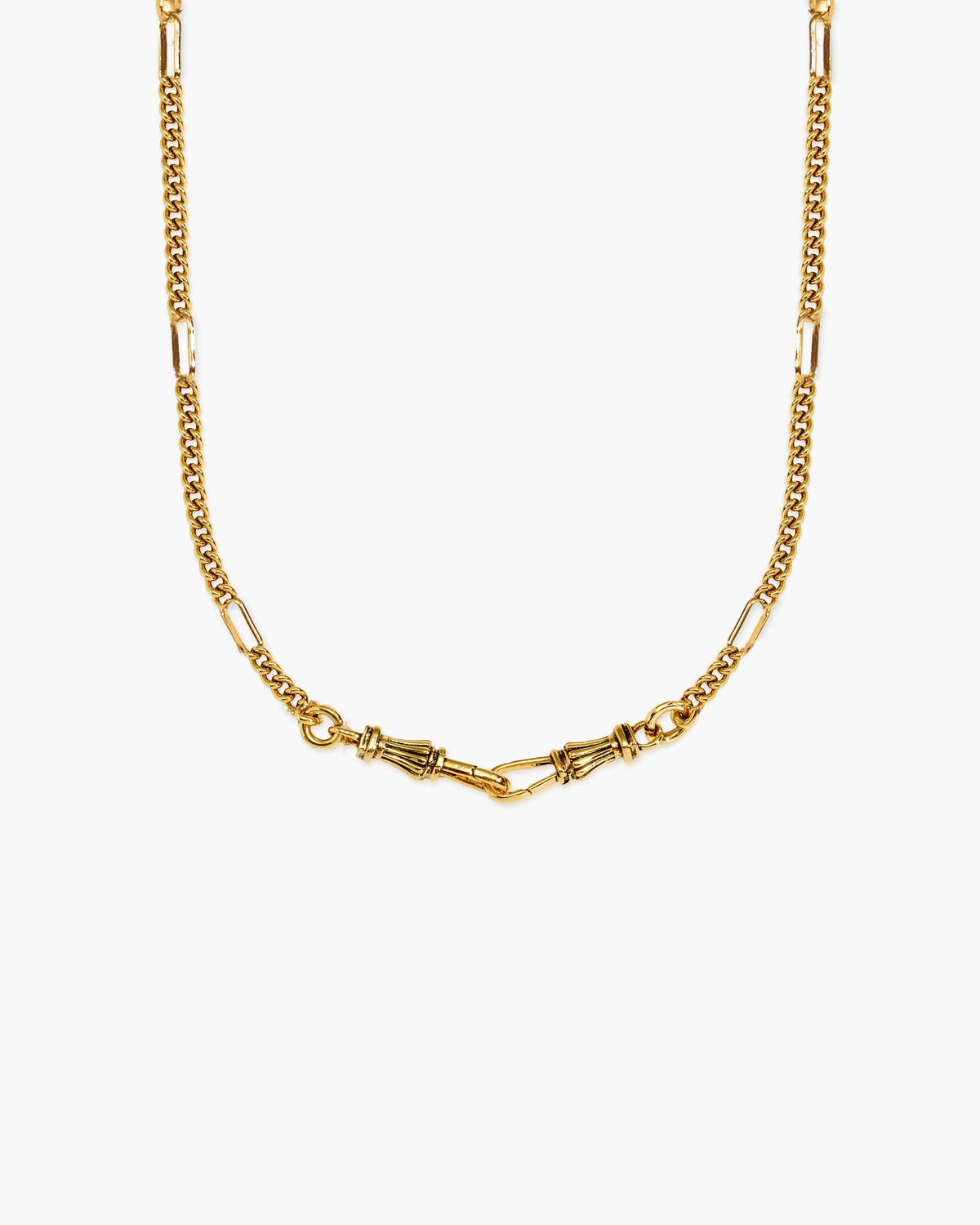 Deco Clasp Chain Necklace
