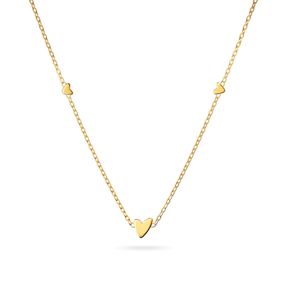 Mini Heart Necklace (Gold)