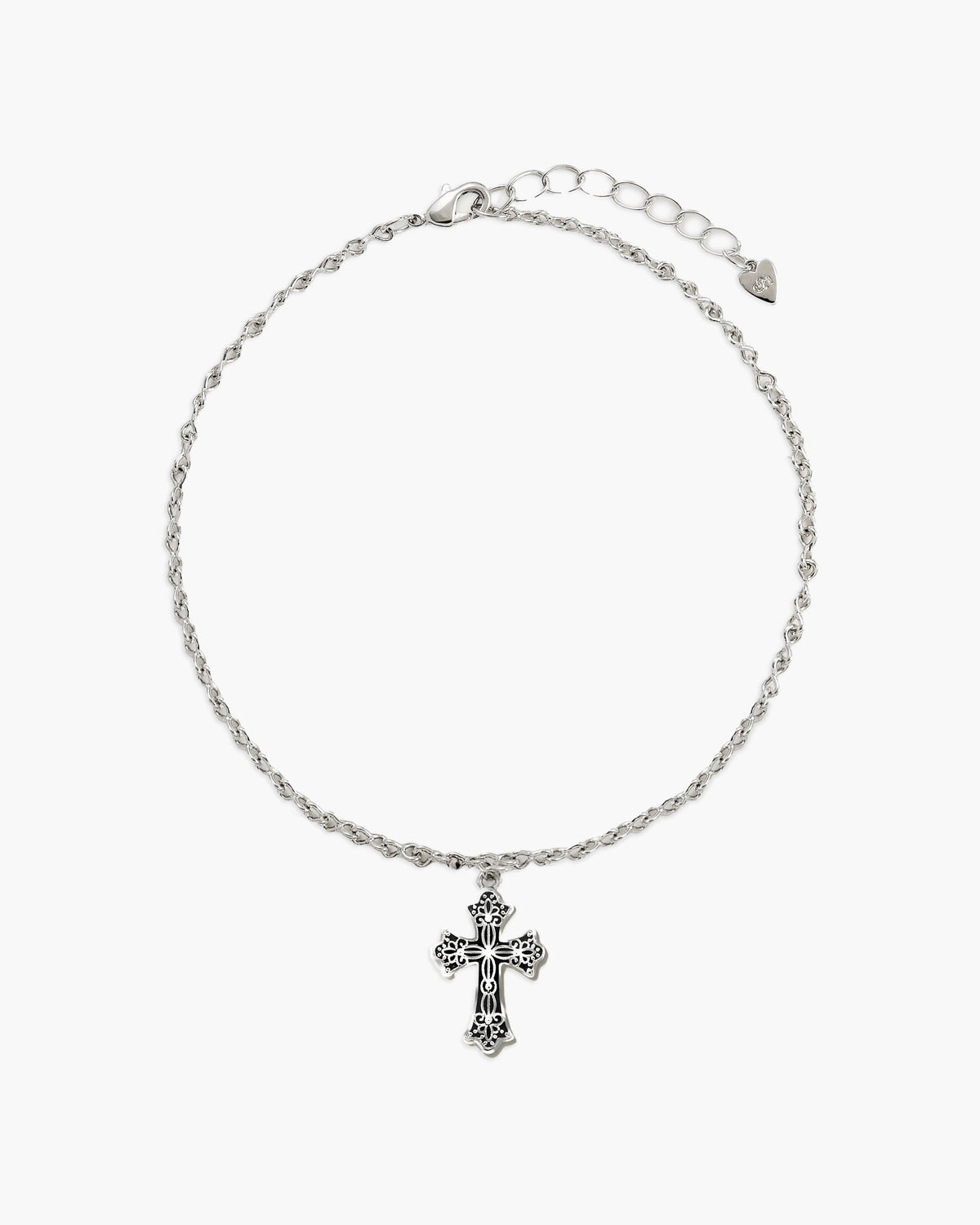 Relic Cross Charm Anklet in Gold