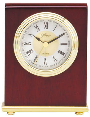 Piano Finish Rosewood Clock 4 inch x 5 inch