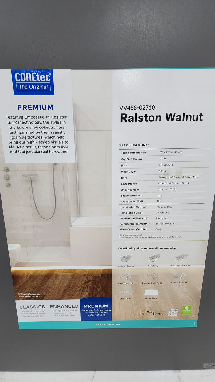 Ralston Walnut - Coretec vv458 Originals Premium