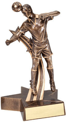 Superstars Series Resin Male Soccer 6-1/2 or 8-1/2 inch