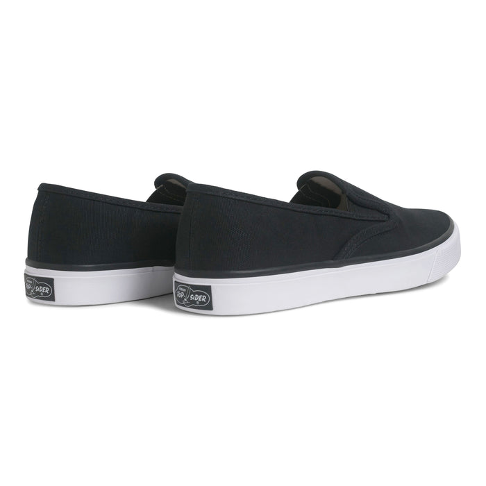 Unisex Cloud Slip On Deck Sneaker Black