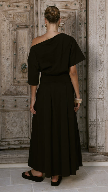 Aleski Maxi Dress - Black