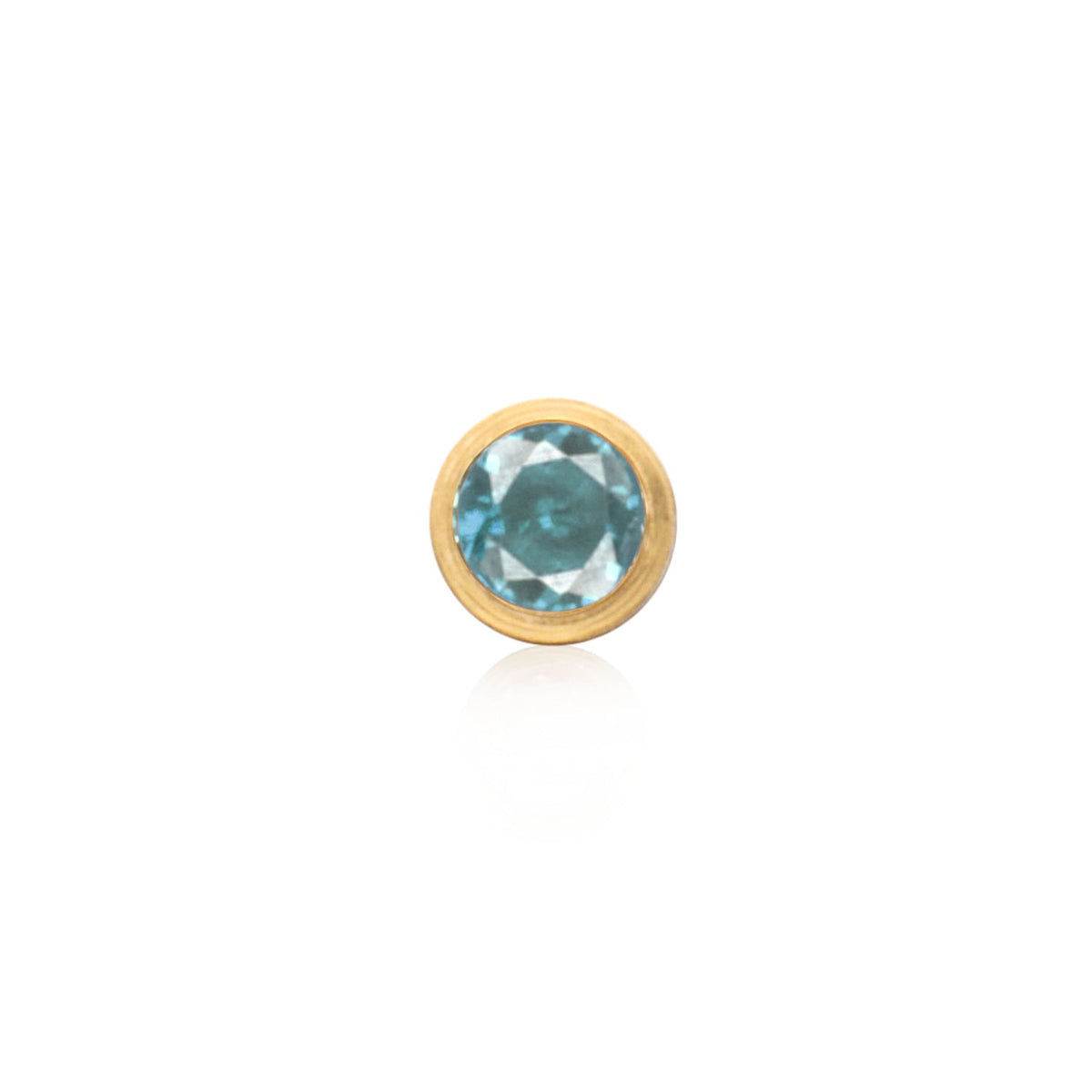 Birthstone Huggie Hoops (Gold)