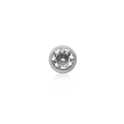 Stamped - Crystal Heart Birthstone