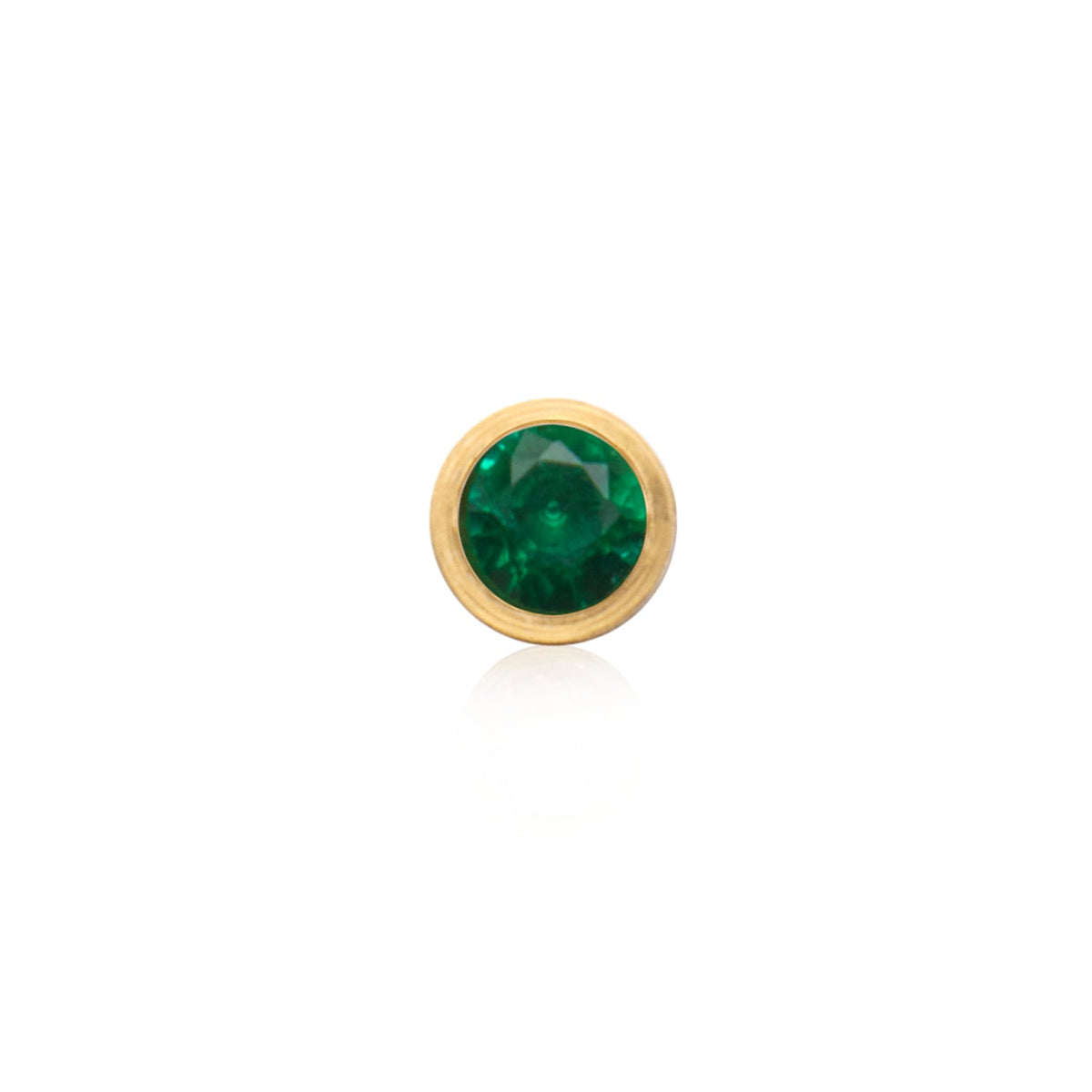 Stamped - Crystal Heart Birthstone