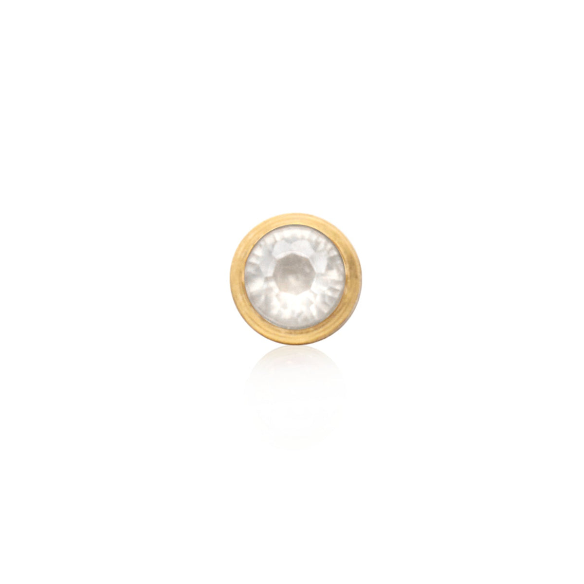 Birthstone Huggie Hoops (Gold)