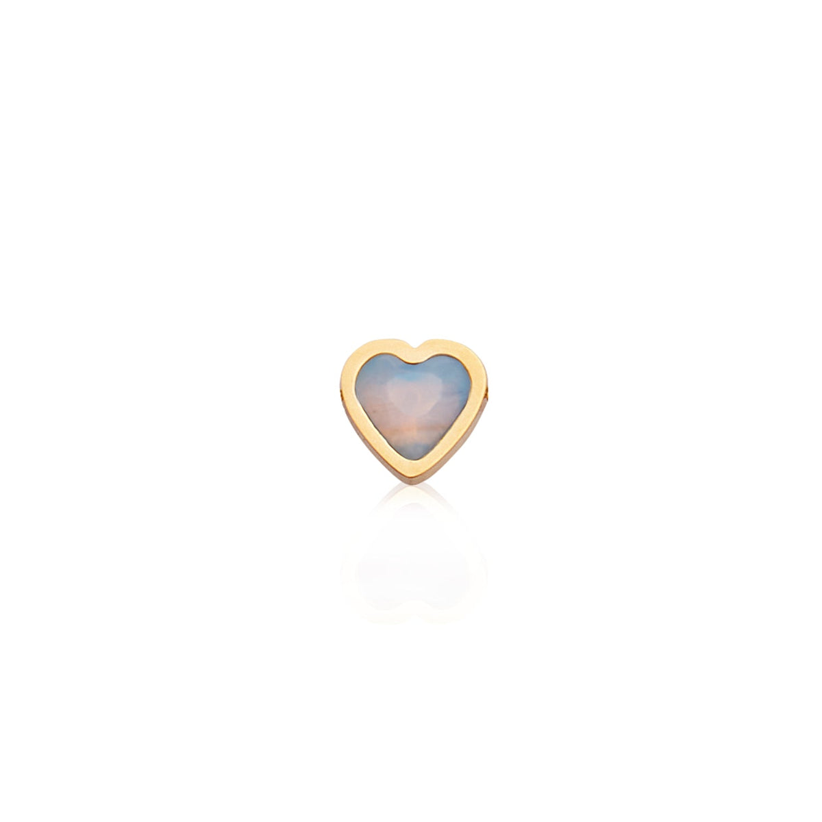 Made Mine Mini Heart Birthstone Anklet (Gold)