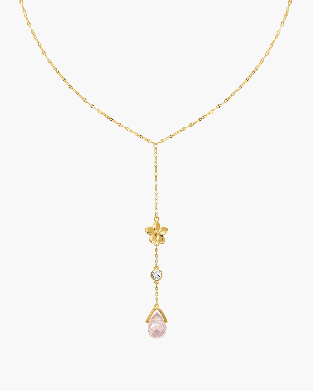 Petal Lariat Necklace
