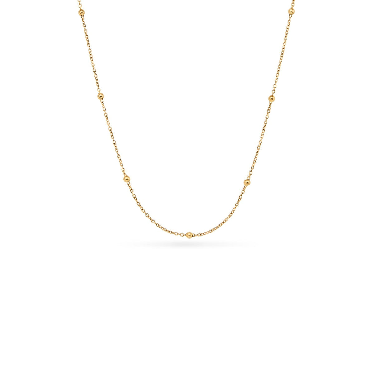 Sphere Chain Necklace (Gold)