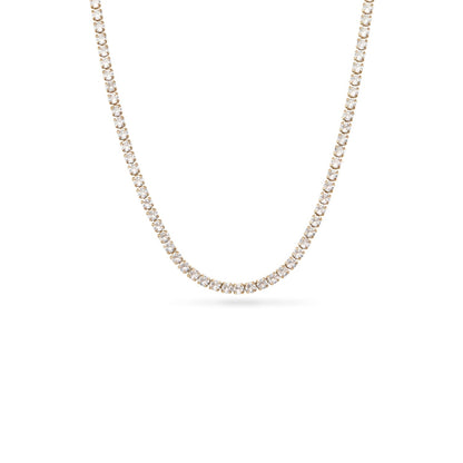 Floating Charm Heart Locket Necklace (Gold)