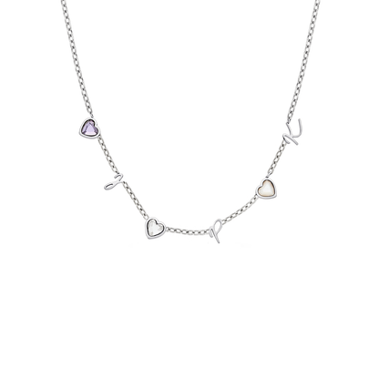 Made Mine Charm Necklace (Silver)