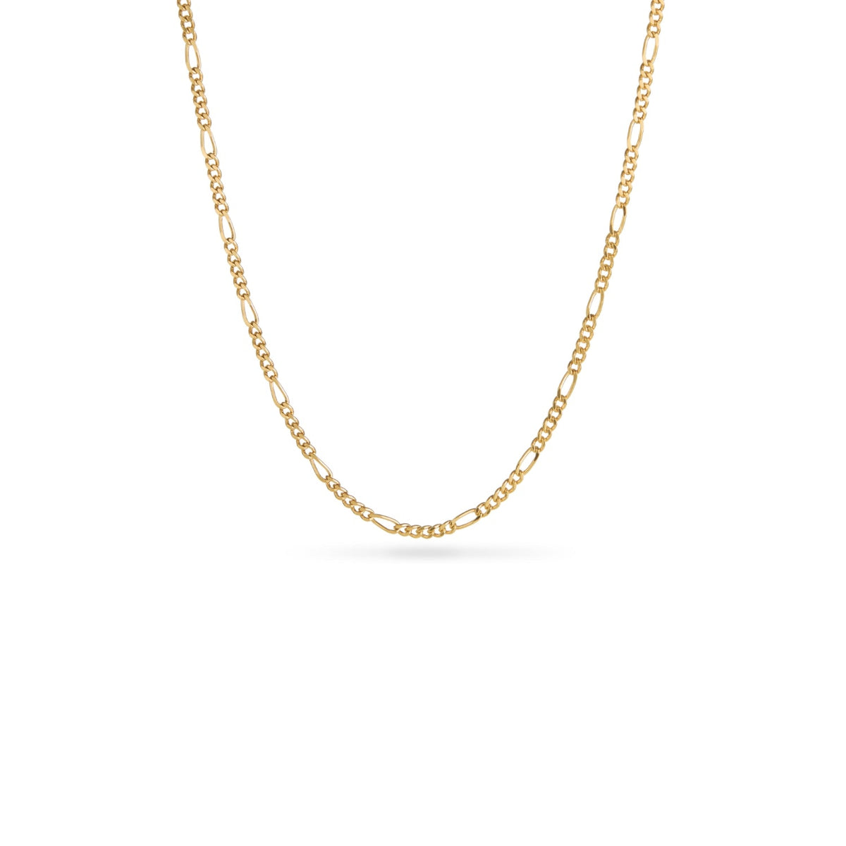 Double Fingerprint Heart Token Necklace (Gold)