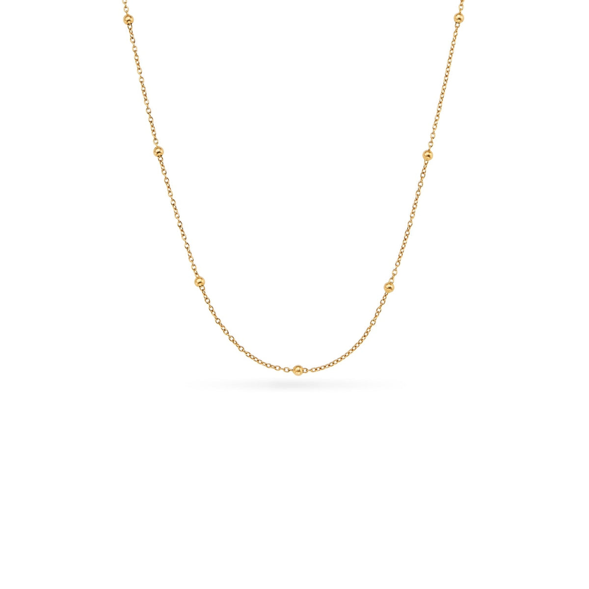 Personalised Initial & Birthstone Necklace - Gold
