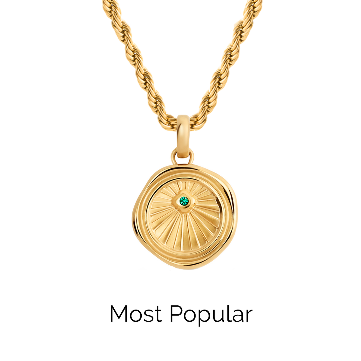 Layering Small Rope Chain Necklace (Gold)