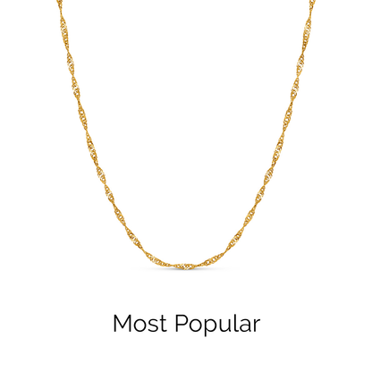 Heart Photo Locket Necklace (Gold)