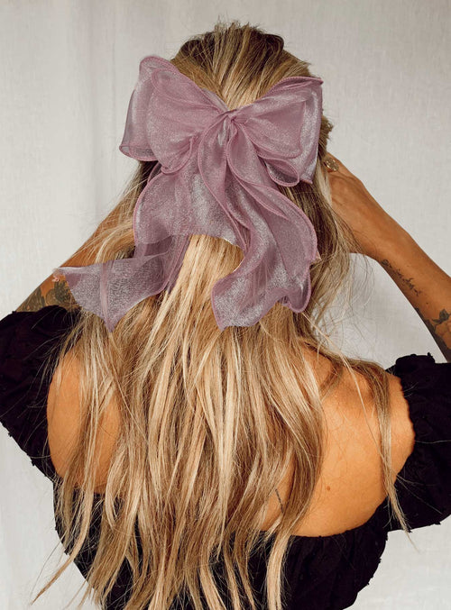 Linney Hair Bow Pink