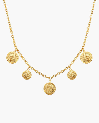 Golden Hojas Necklace