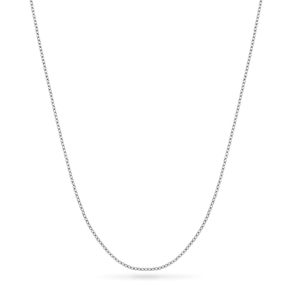 Floating Charm Heart Locket Necklace (Silver)