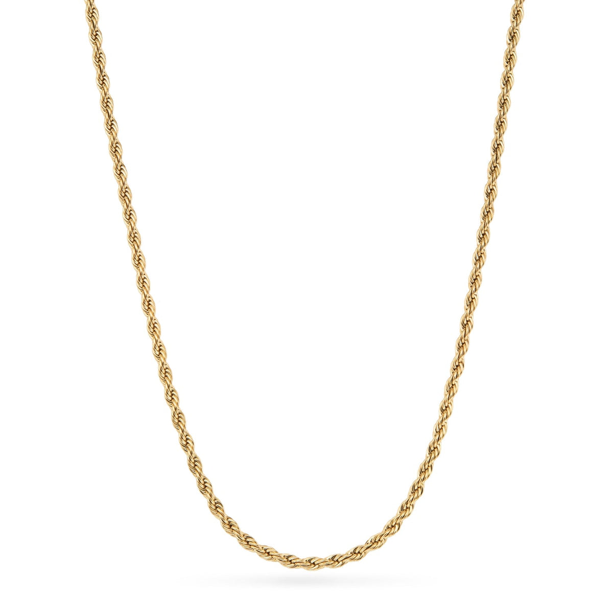 Pale Pink Opal Heart Necklace (Gold)