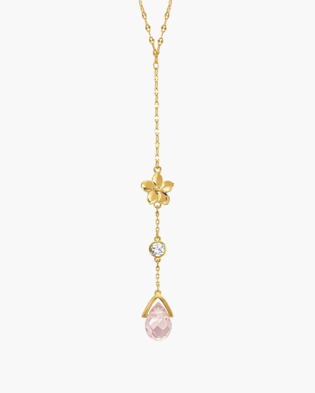 Petal Lariat Necklace