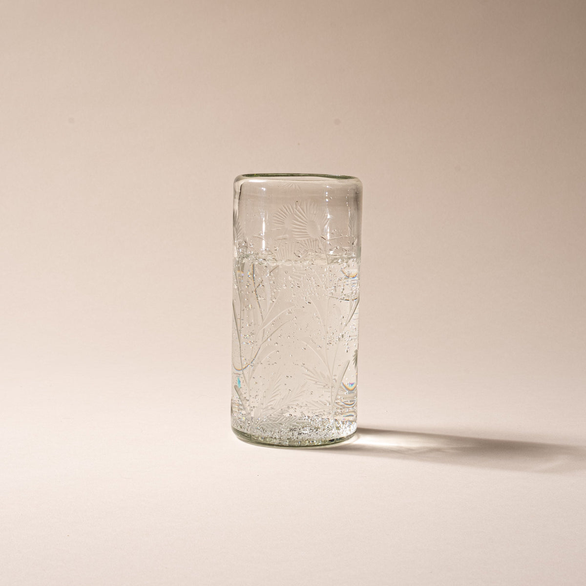 Etched Thistle Glassware