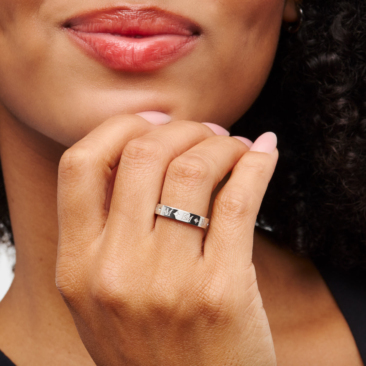 Own Way Monogram Ring (Silver)
