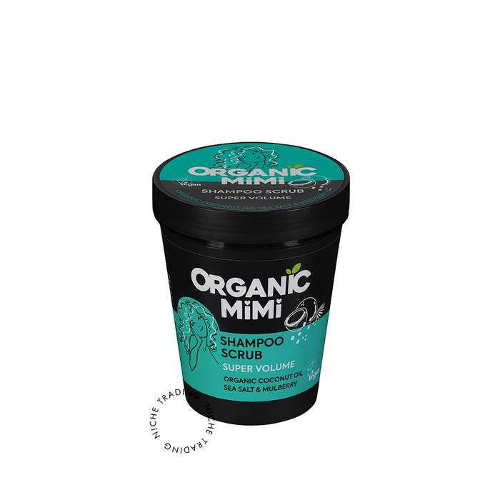 280g Organic Mimi Shampoo Scrub – Super Volume with Sea Salt & Mulberry