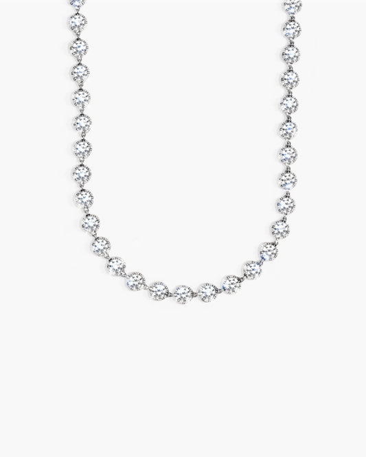 Rose Cut Riviere Necklace