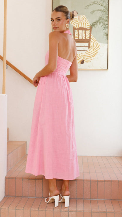 Caden Maxi Dress - Pink