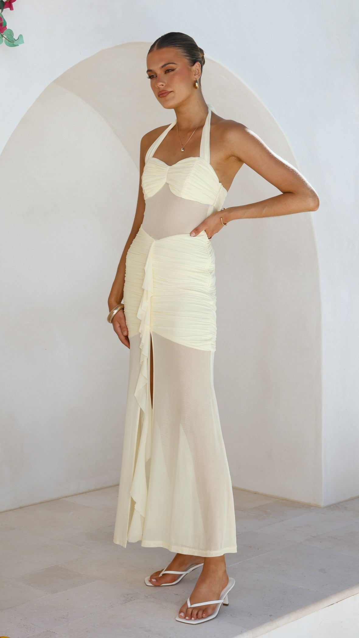 Alani Maxi Dress - Yellow