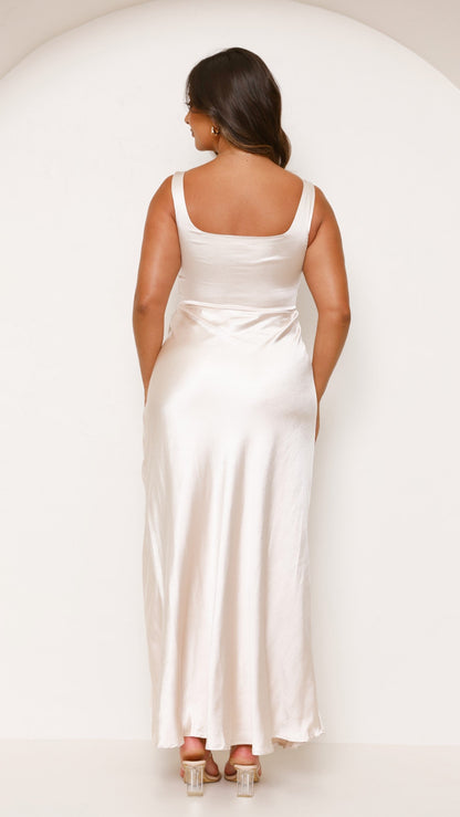 Alaria Maxi Dress - Champagne