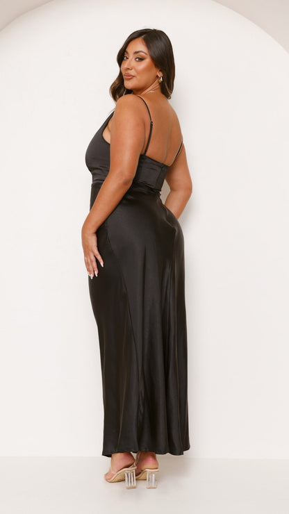 Ava Maxi Dress - Black