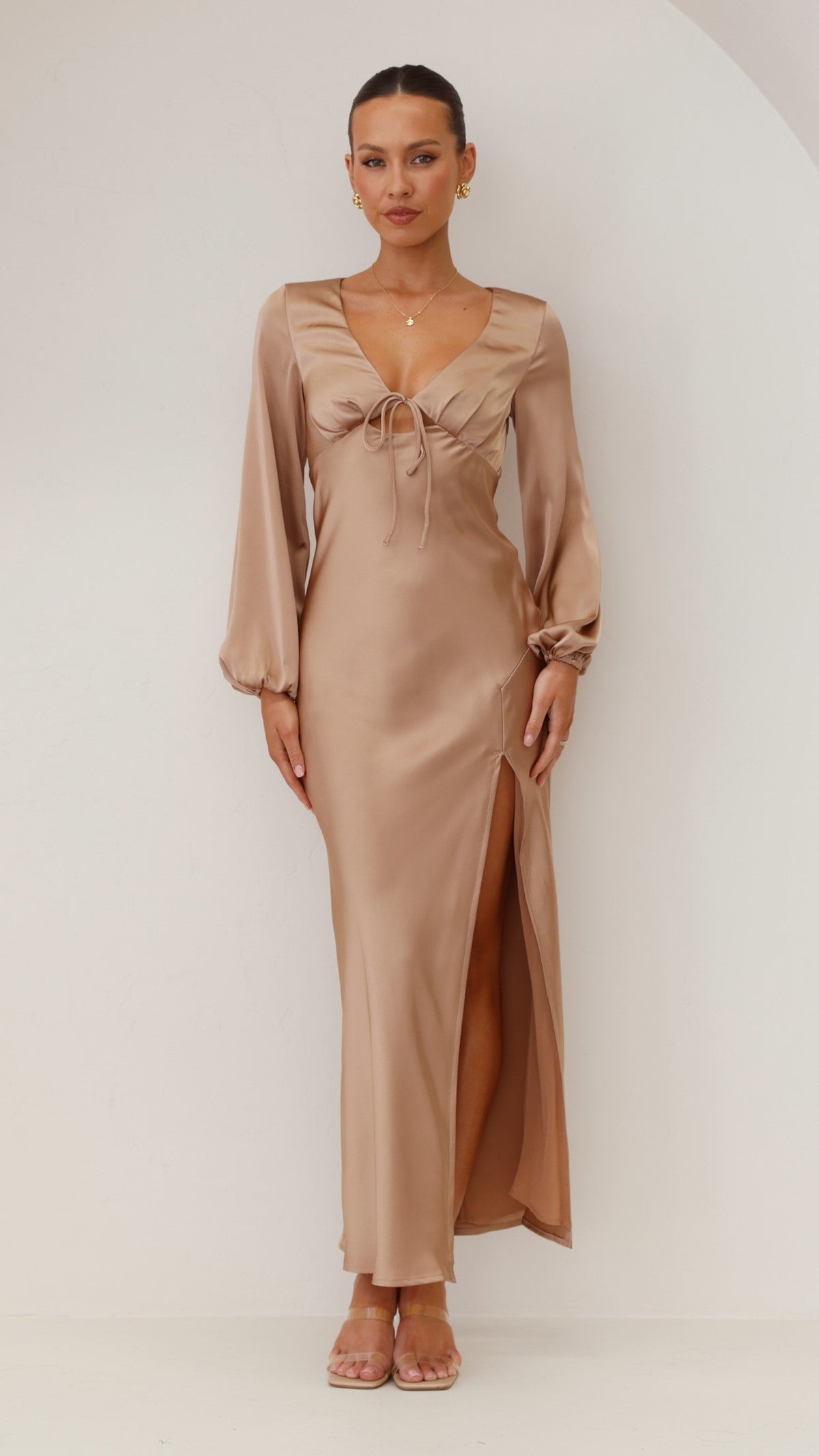 Brigitte Maxi Dress - Latte