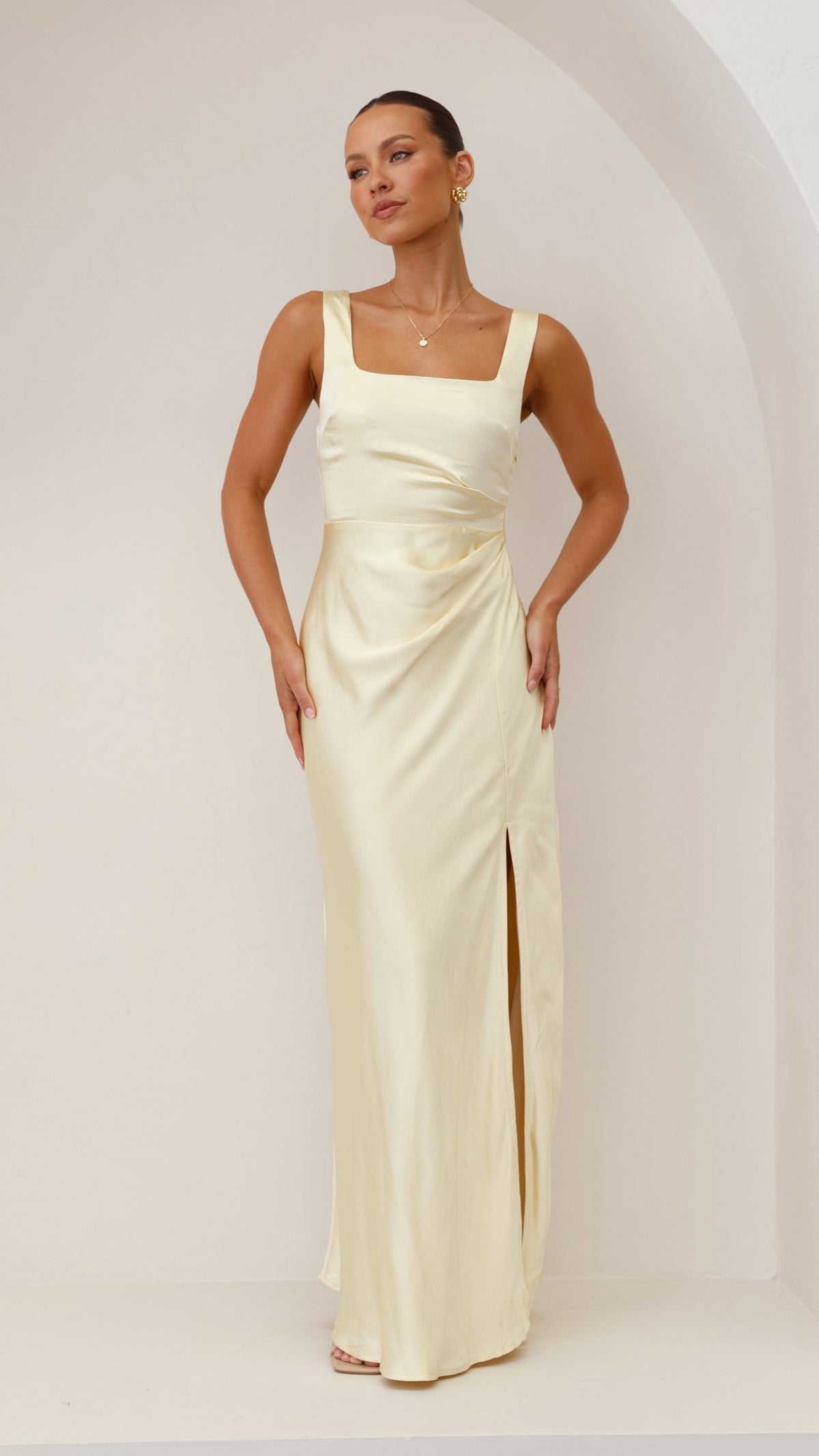 Alaria Maxi Dress - Yellow