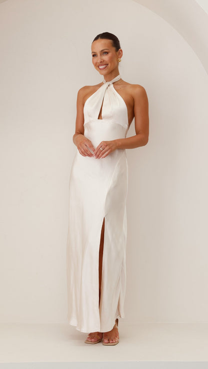 Amalia Maxi Dress - Champagne