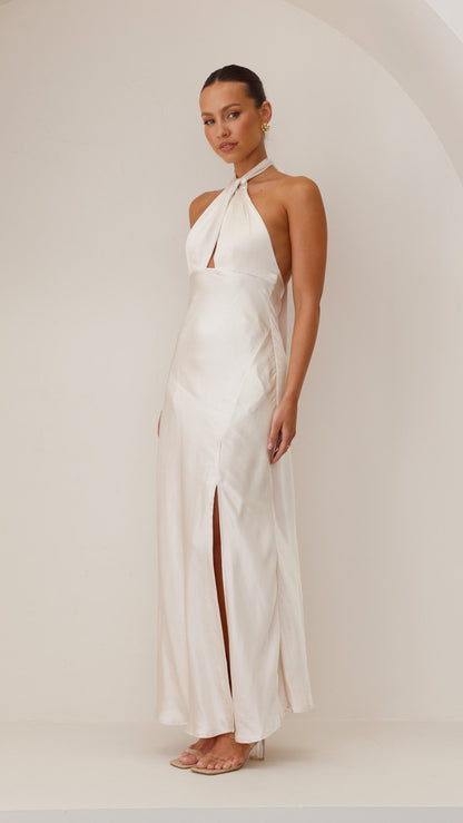 Amalia Maxi Dress - Champagne