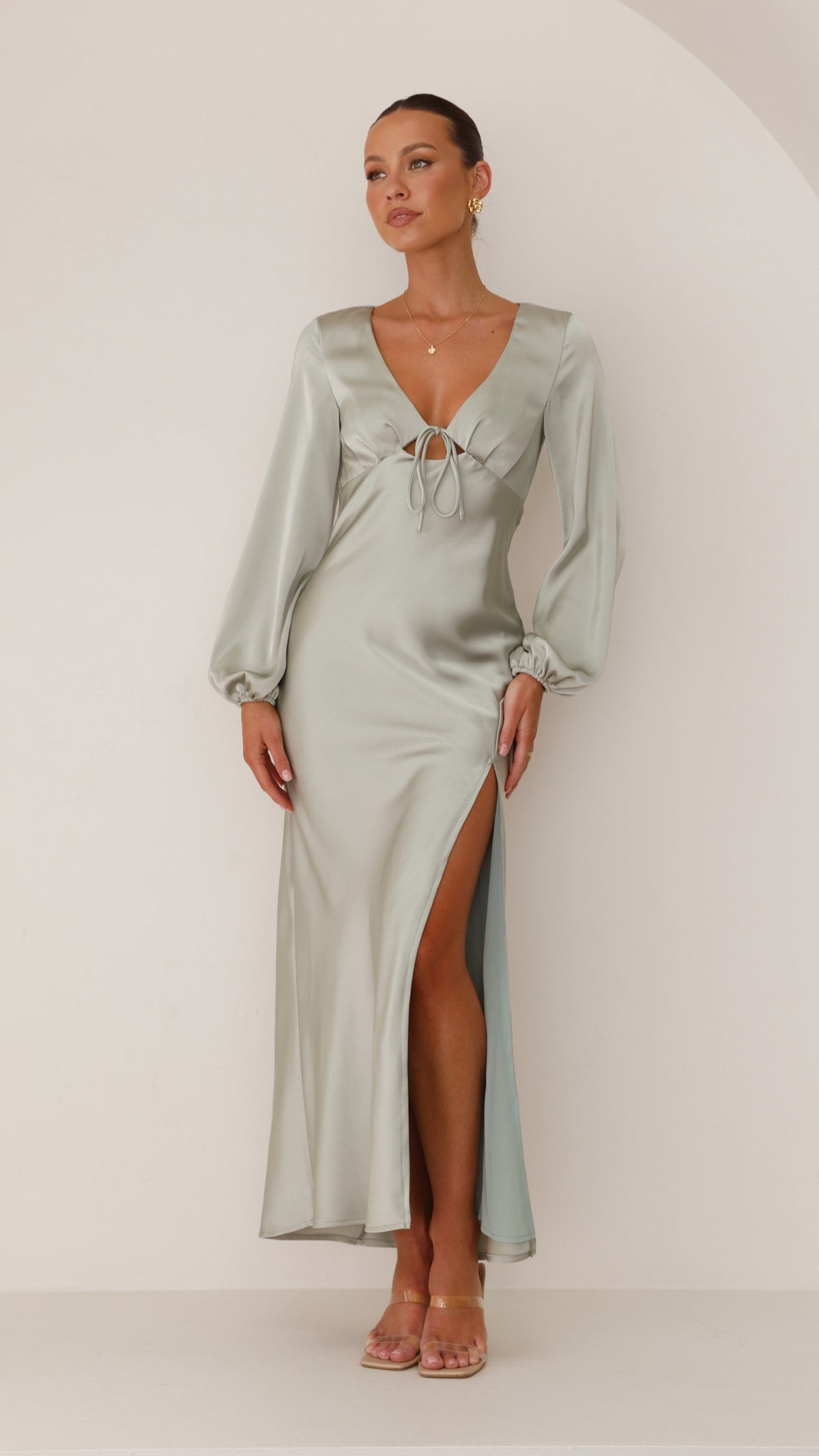 Brigitte Maxi Dress - Sage