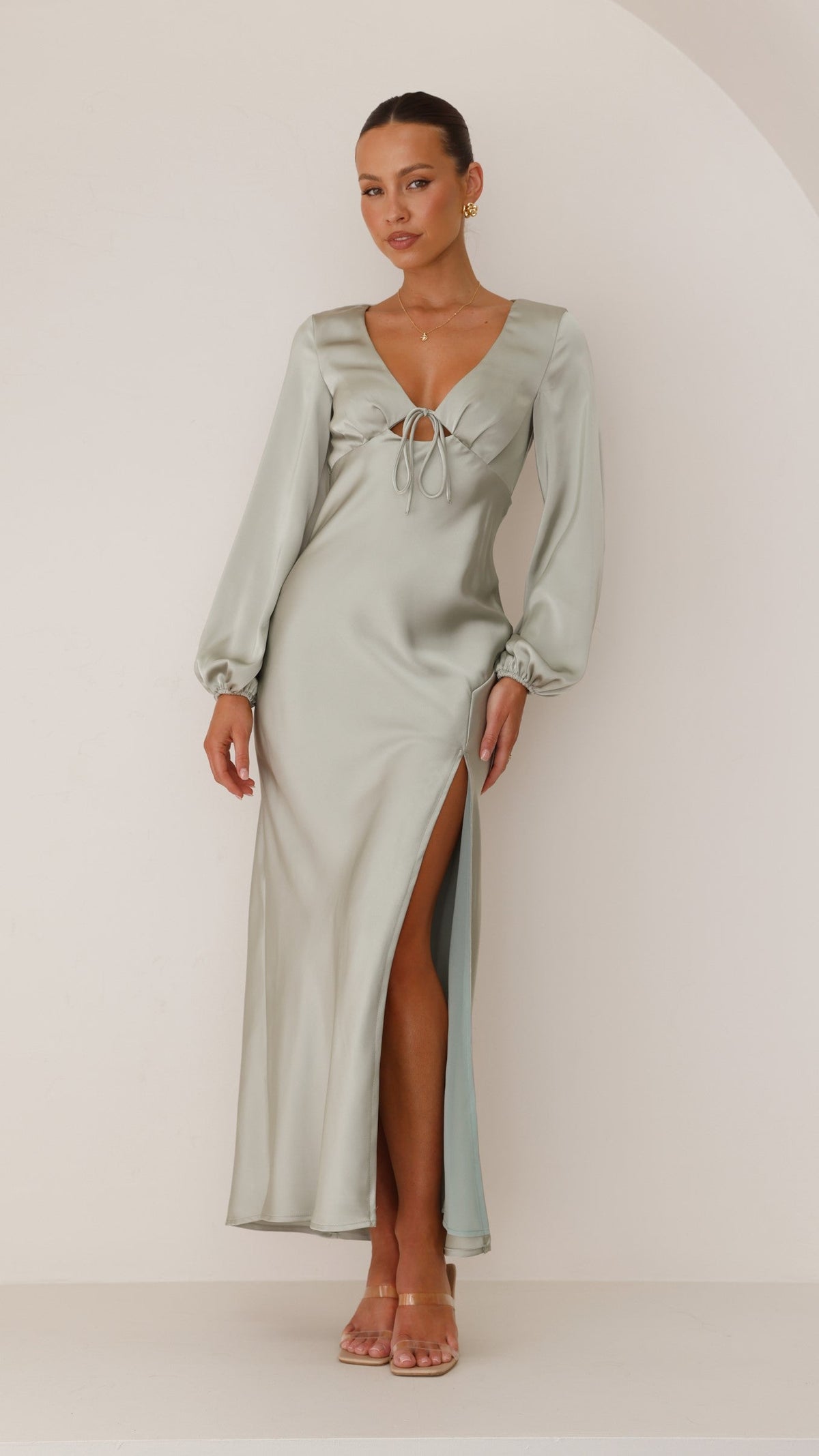 Brigitte Maxi Dress - Sage