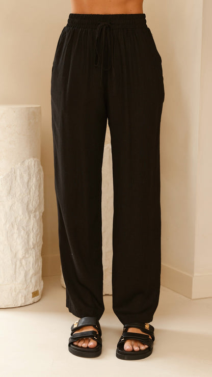 Adelais Pants - Black
