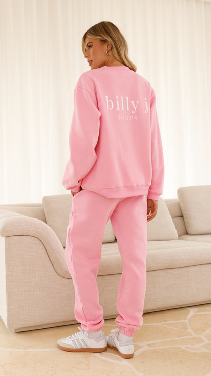 Billy J Trackie Pants - Pink