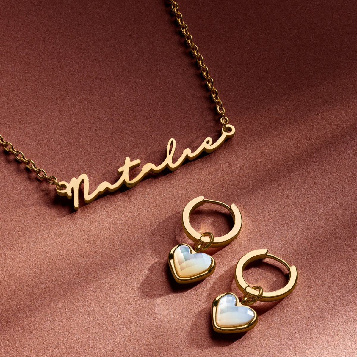 Signature Name Necklace (Gold)