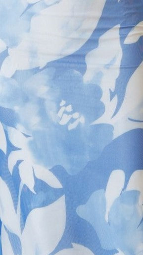 Ashley Maxi Dress - Blue Floral