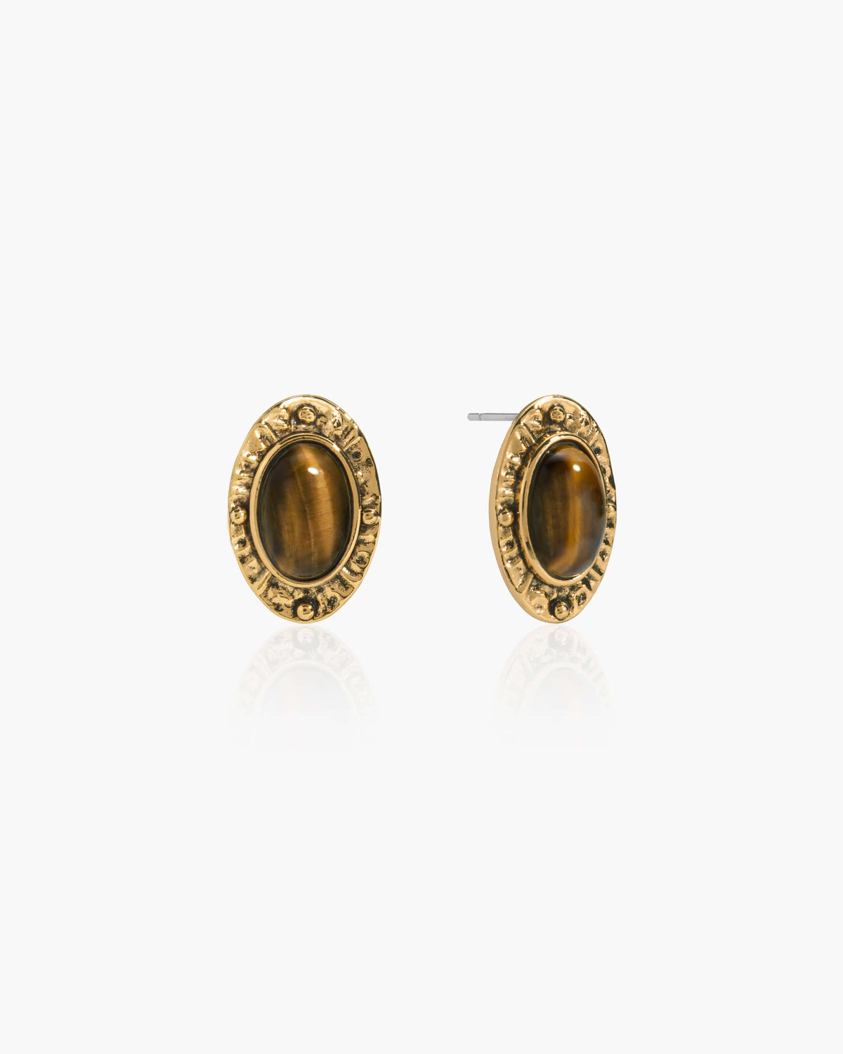 Tiger's Eye Savannah Studs Earrings