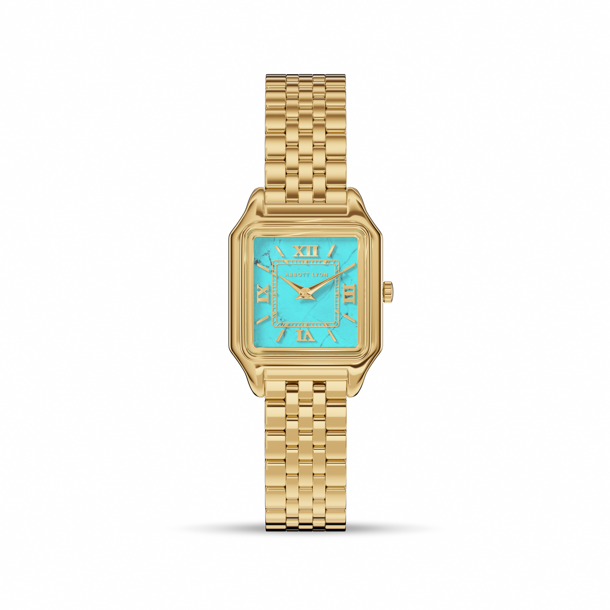 Essence 23mm Turquoise Watch (Gold)