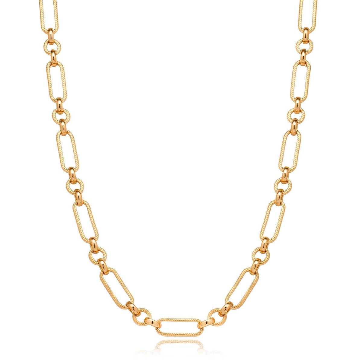 Chocolate Brown Heart Necklace (Gold)