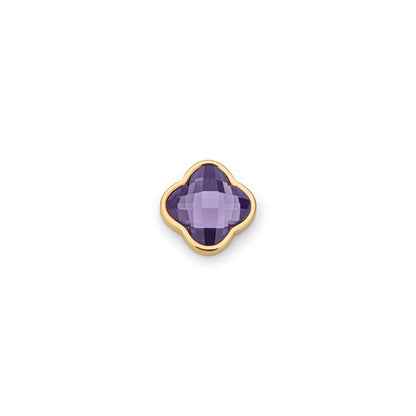 Clover Charms - Birthstone (Gold)