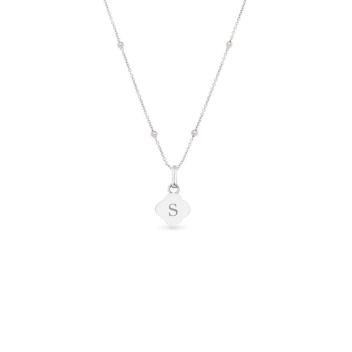 Pearl Clover Necklace (Silver)